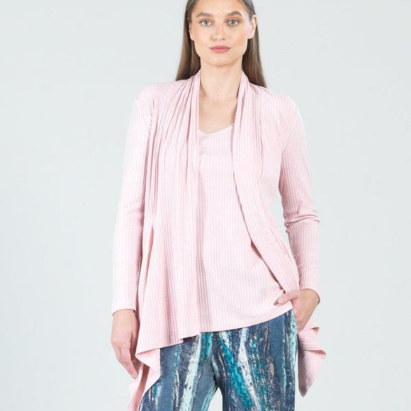 NWT Blush Pink Cardigan/tank twin set by Clara Sunwoo - Picture 1 of 4